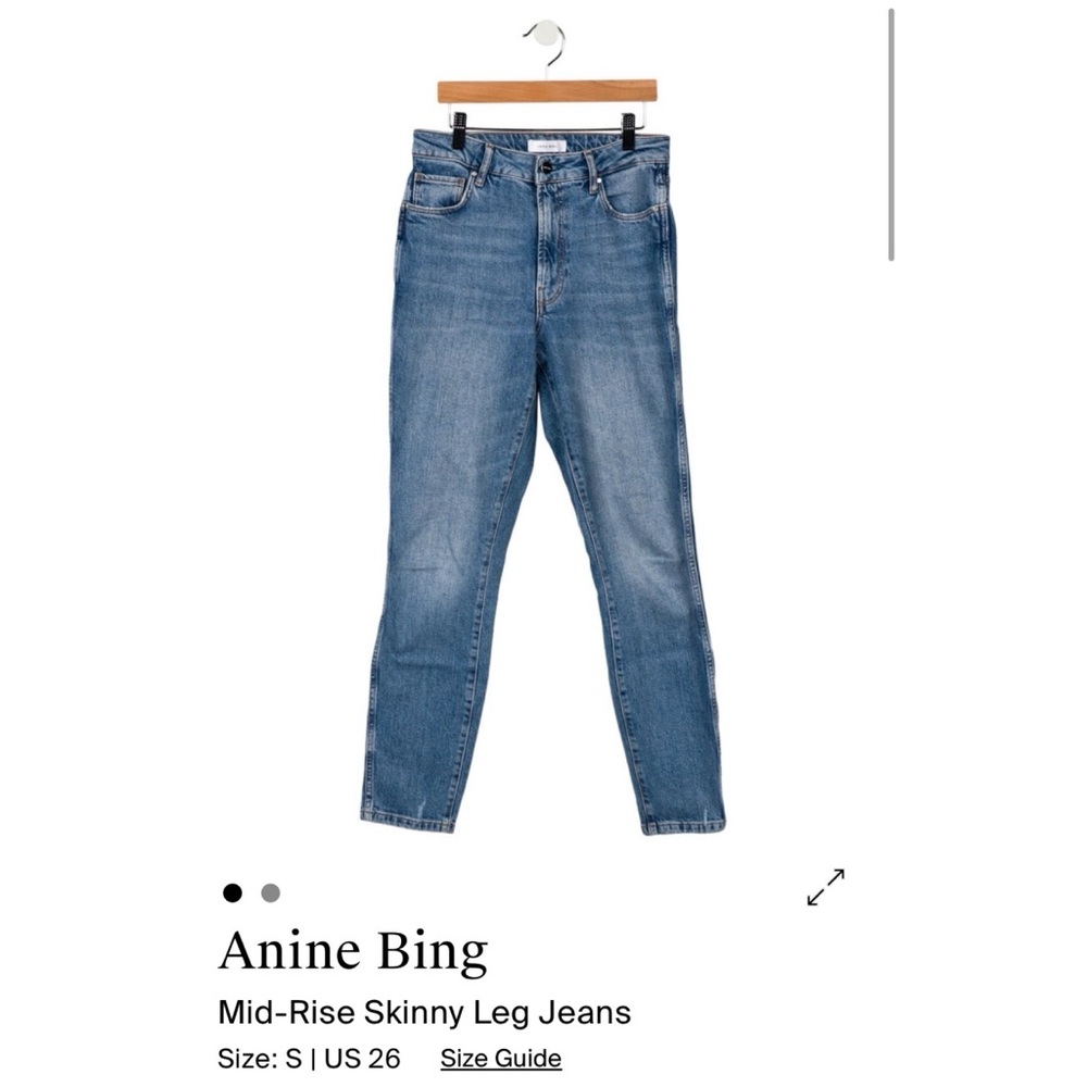 Anine Bing Classic Denim Skinny Jeans